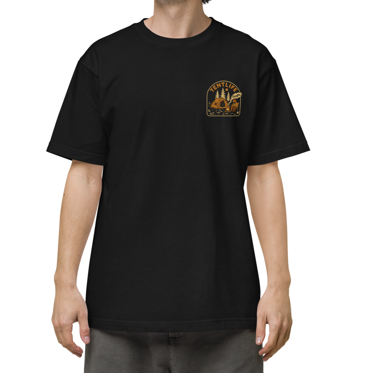 CAMP BEAR 半袖Tシャツ(2色展開)A0001