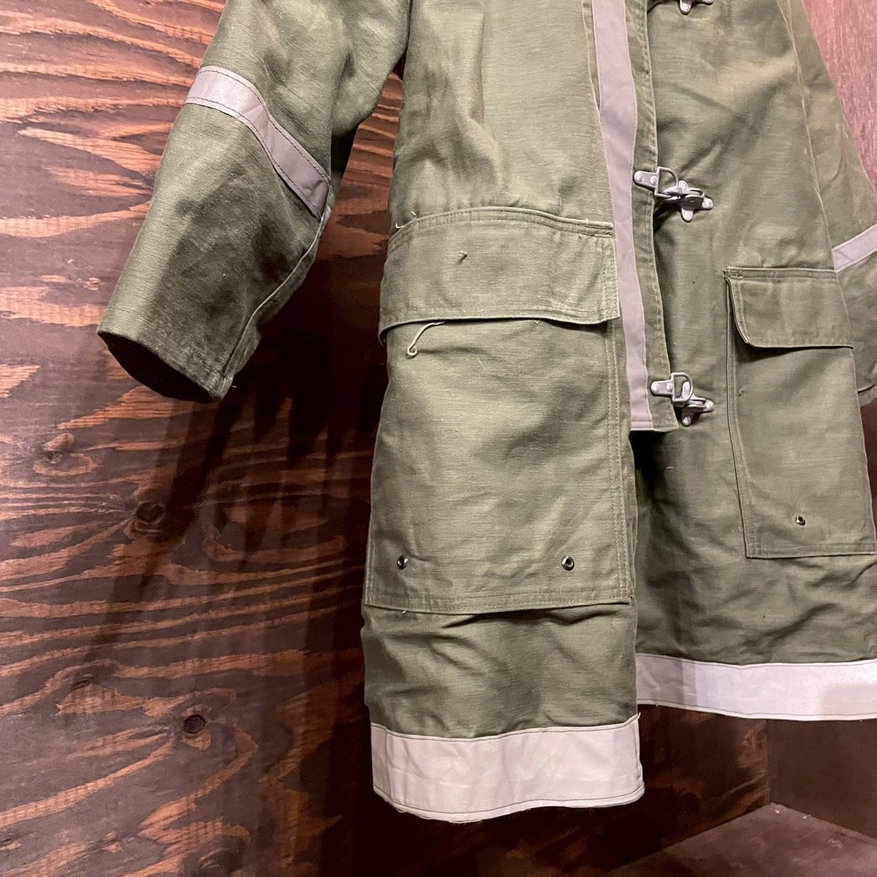 貴重 80s 米軍 実物 US Military Fireman Coat ミリタリー ファイヤー