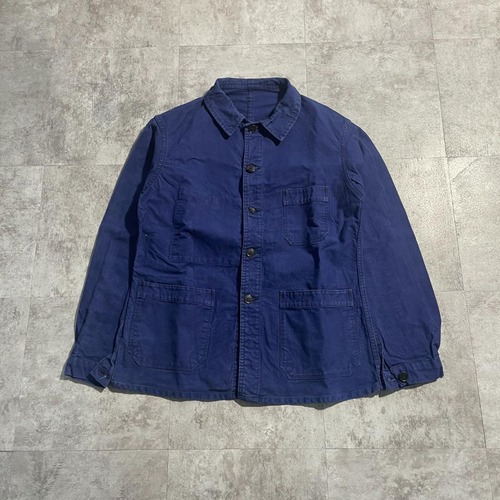 50-60s Le Pigeon Voyageur 刺繍タグ コットンツイル フレンチワークジャケット