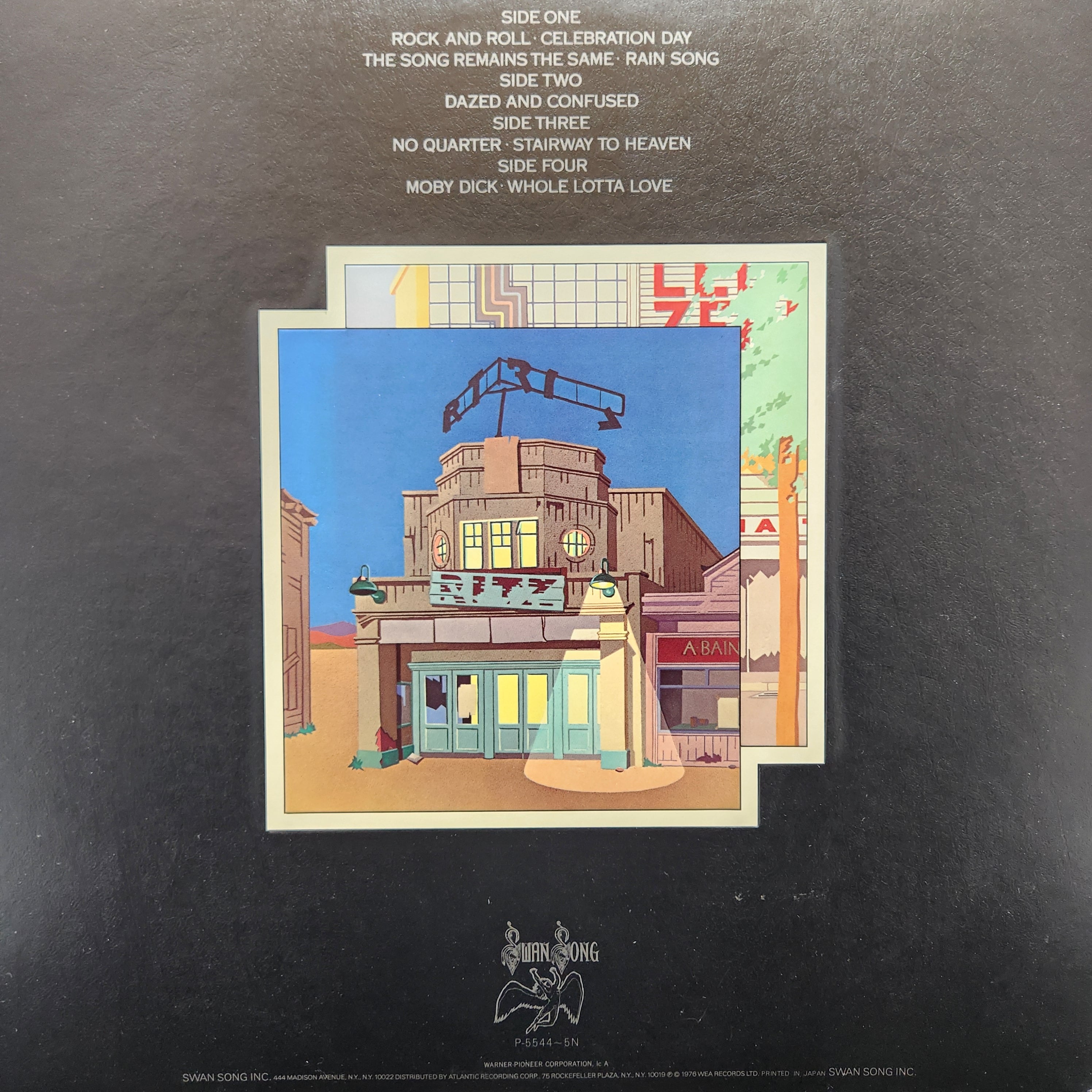 Led Zeppelin / The Soundtrack From The Film The Song Remains The Same [P-5544~5N] - 画像2