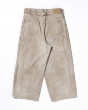 ANACHRONORM / REMAKED TUCK WIDE DENIM PANTS
