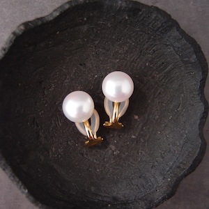 【SV】Baroque Pearl Earrings／White・バロックパール イヤリング