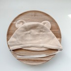 BEAR CREAM｜タイプ：Bonnet / ツバ：BRIM / 耳：Alpaca