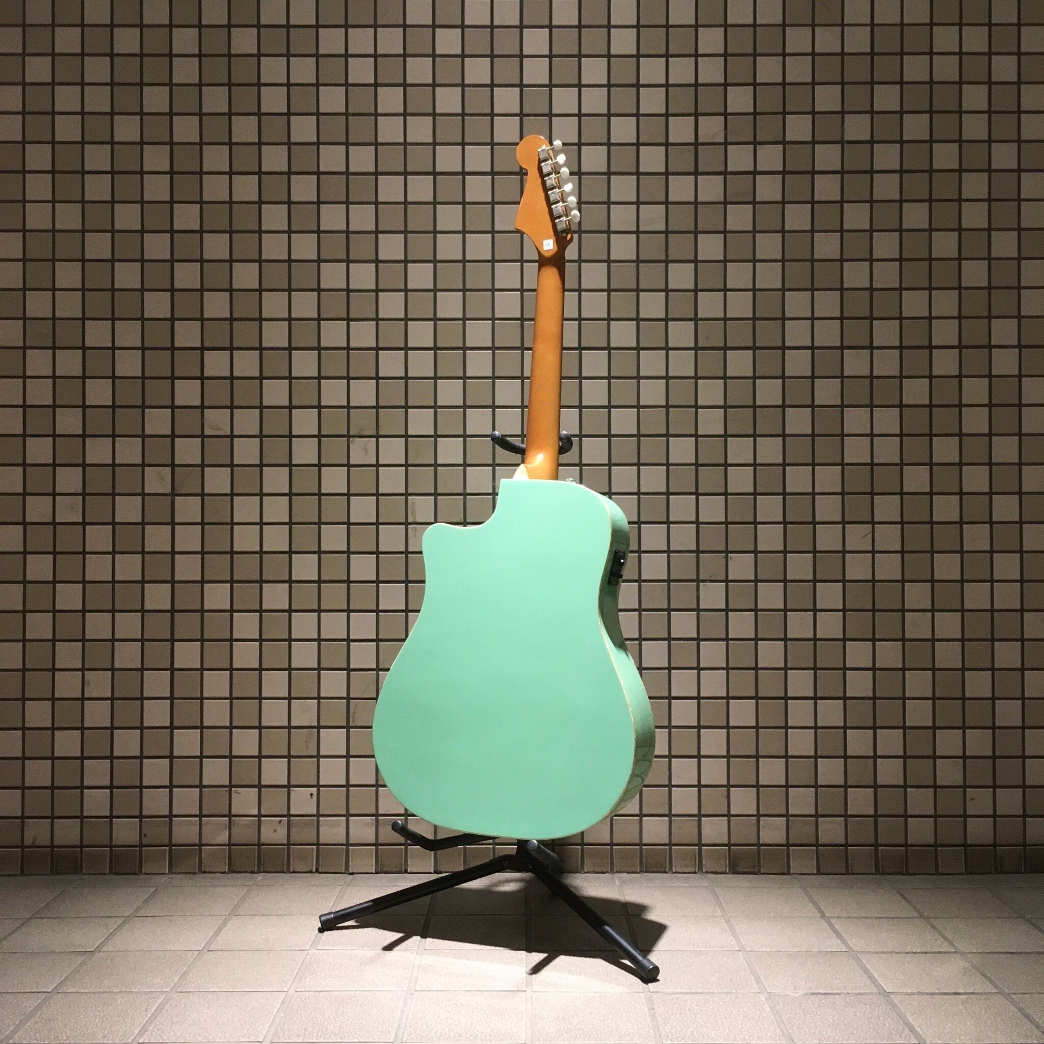 Fender Sonoran SCE Surf Green ソフトケース付 Open Box Fender Sonoran SCE v2 Acoustic-Electric Guitar Surf