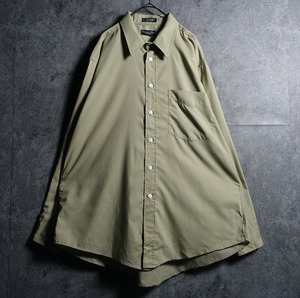 90s "Christian Dior" Light Green Dress Shirt