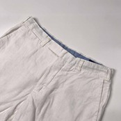 麻100% POLO RALPH LAUREN ポロ ラルフローレン リネン ショートパンツ ショーツ ハーフパンツ サイズ 30(170/76A) /ホワイト