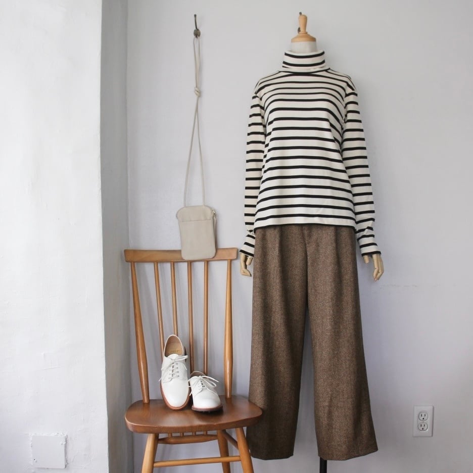 HAND ROOM WOMEN'S タートルネックカットソー