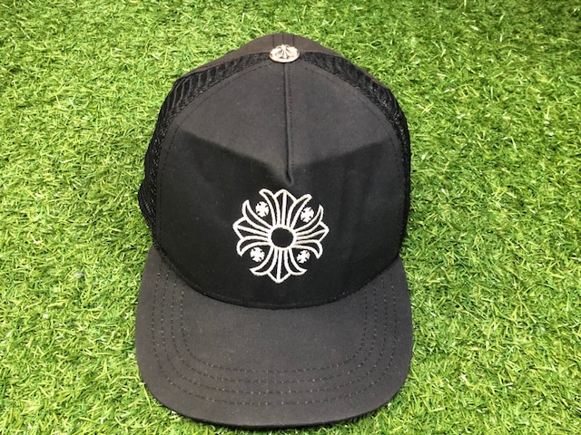 CHROME HEARTS WAX CRS TRUCKER CAP BLACK 170JG7331