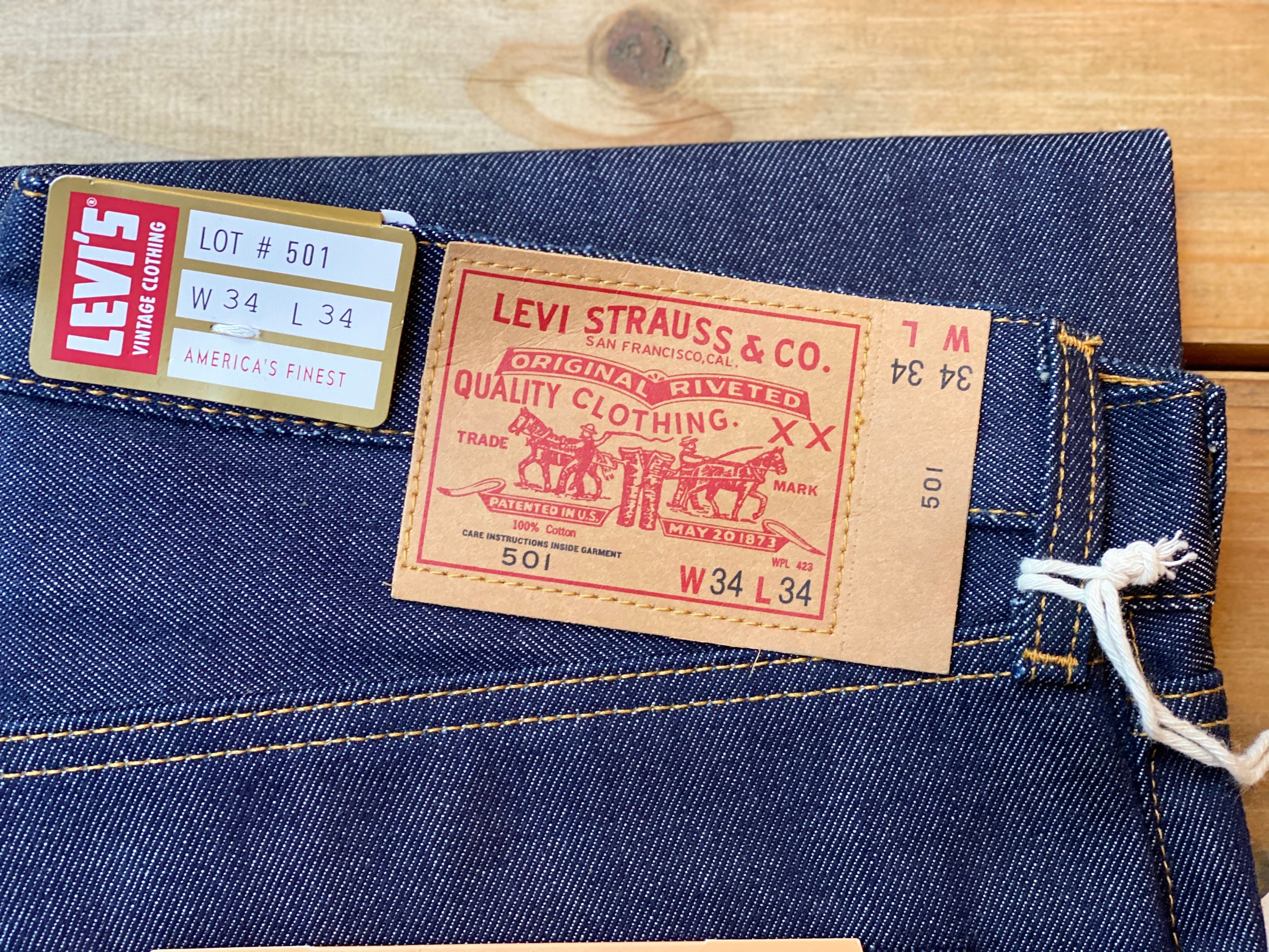 Levis / Levis Vintage Clothing 1984 Model 501 Jeans Rigid | Little ...