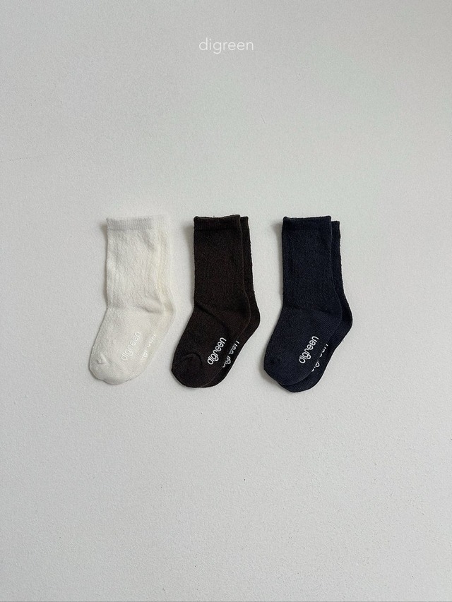 【予約】digreen Eyelet socks set