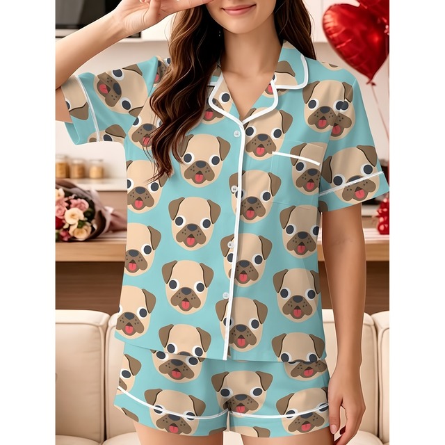 pajama  -funny face-　　t-item-0375