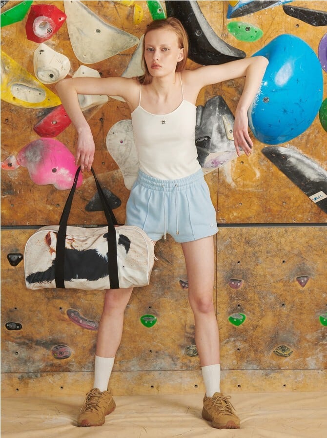 ☆aespa カリナ 着用！【KIJUN】LOGO PATCH TANK TOP WHITE | もごつ
