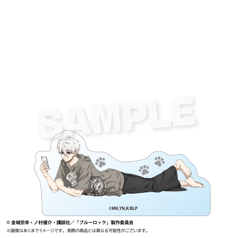 5月発売予定】ブルーロック アクリルブロック 猫と戯れver. | ワイワイ