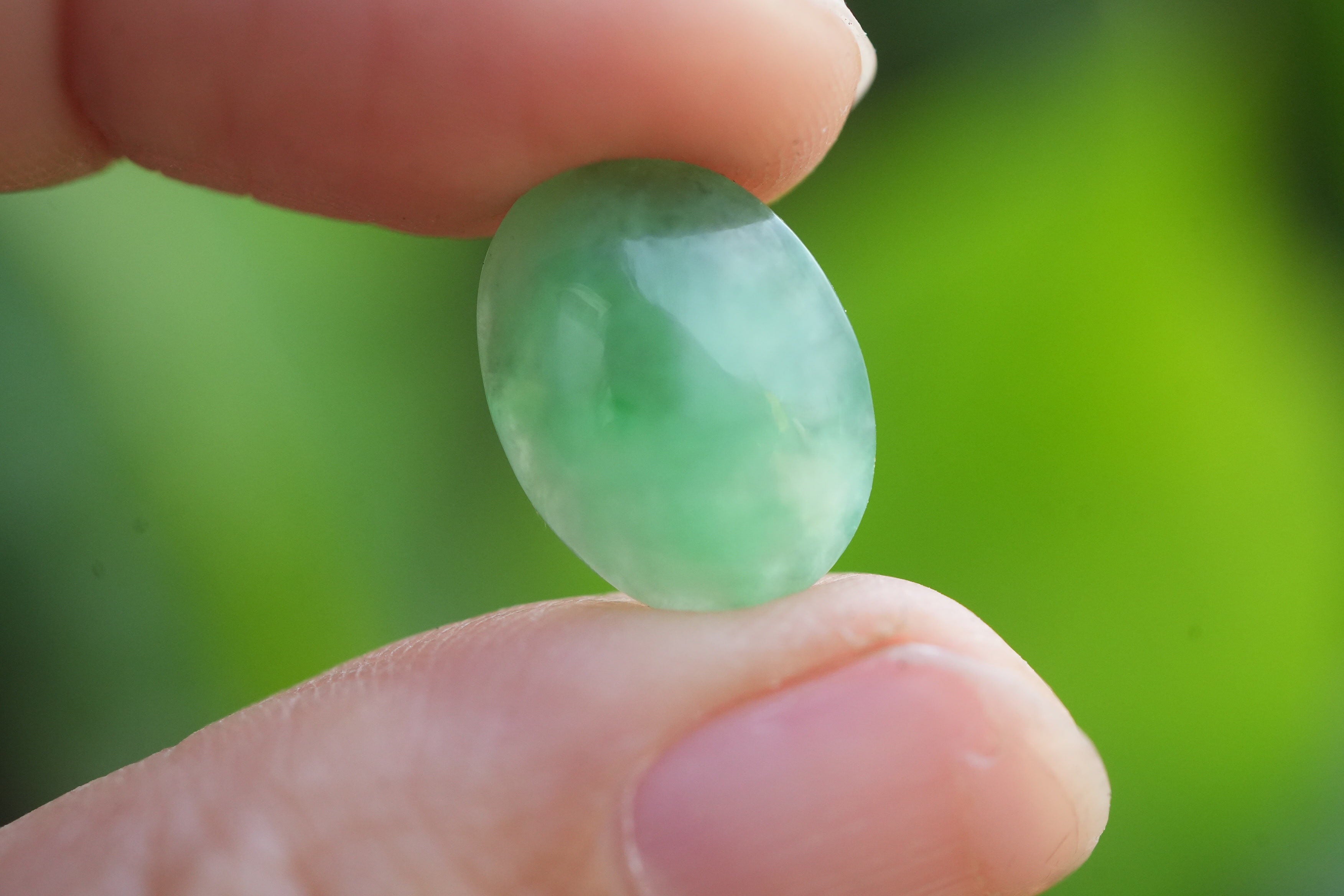 高品質☆グリーン☆ミャンマー翡翠（本翡翠）s1453 | Funky garuda