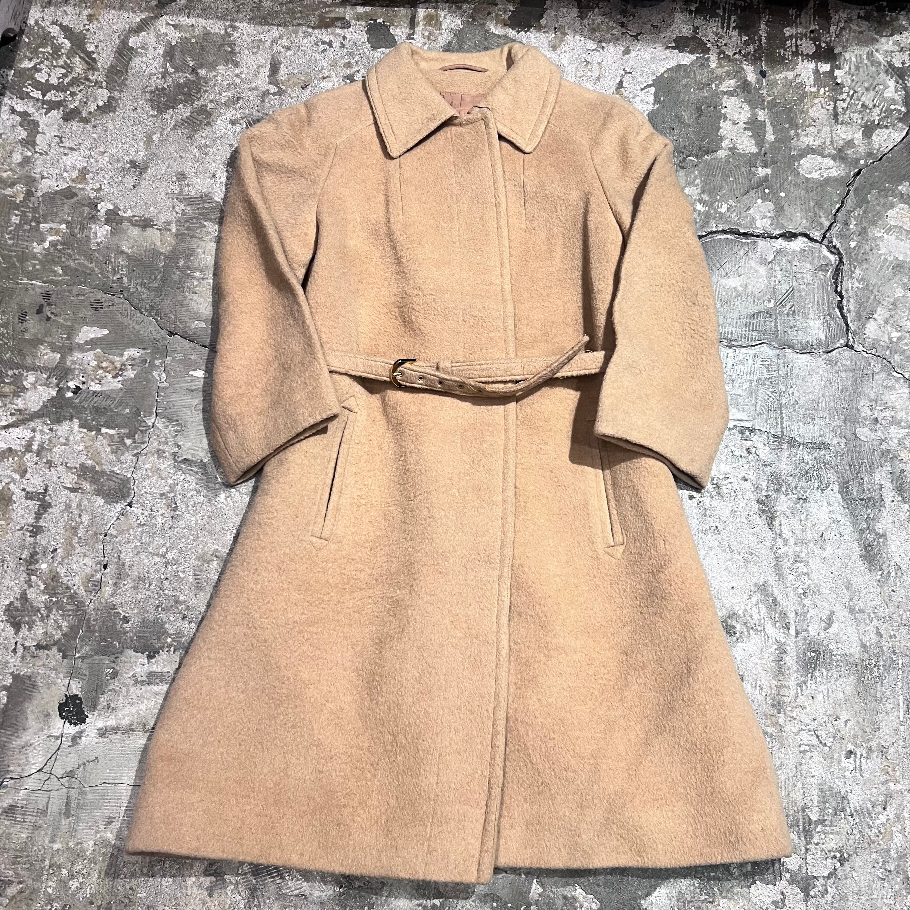 vintage aquasqutum angora wool coat