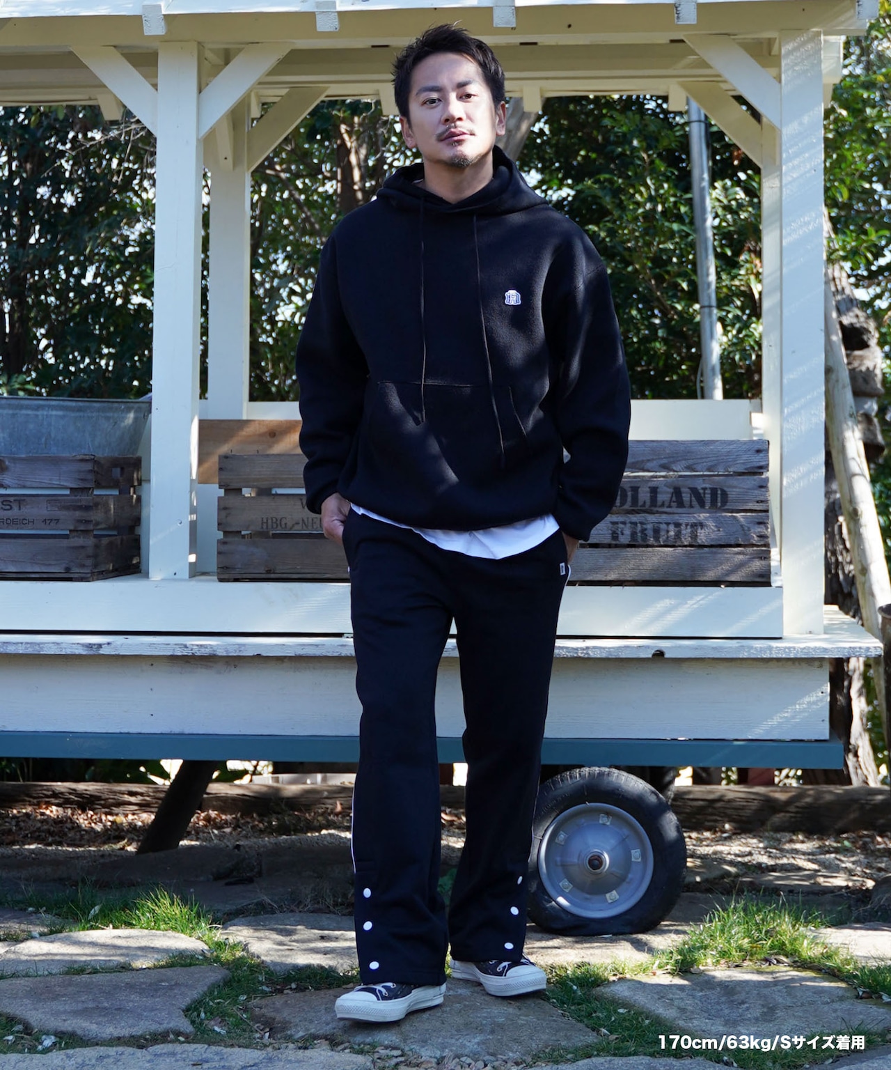 【#Re:room】SIDE LINE PIPING SWEAT TRACK PANTS［REP238］