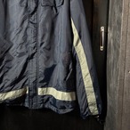 90s TOMMY HILFIGER ナイロンマウンテンジャケット ネイビー 裏フリース