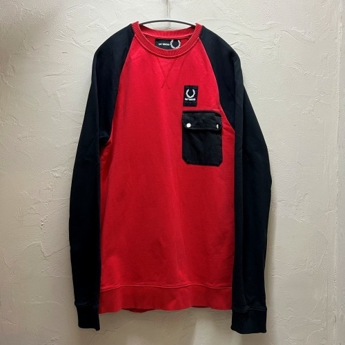 RAF SIMONS×FRED PERRY ラフシモンズ×フレッドペリー カラー ブロック スウェット【代官山03】【中古】【メンズ】