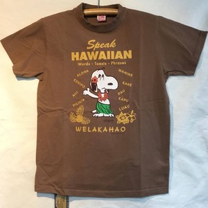 SUN SURF スヌーピーTシャツ「SPEAK HAWAIIAN」東洋エンタープライズ SS78750 サンサーフ