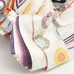 26S-01 彩鳳正絹　二人飾り　 天然木タモ　 リボンに桜刺繍　 収納飾りセット thumbnail 13