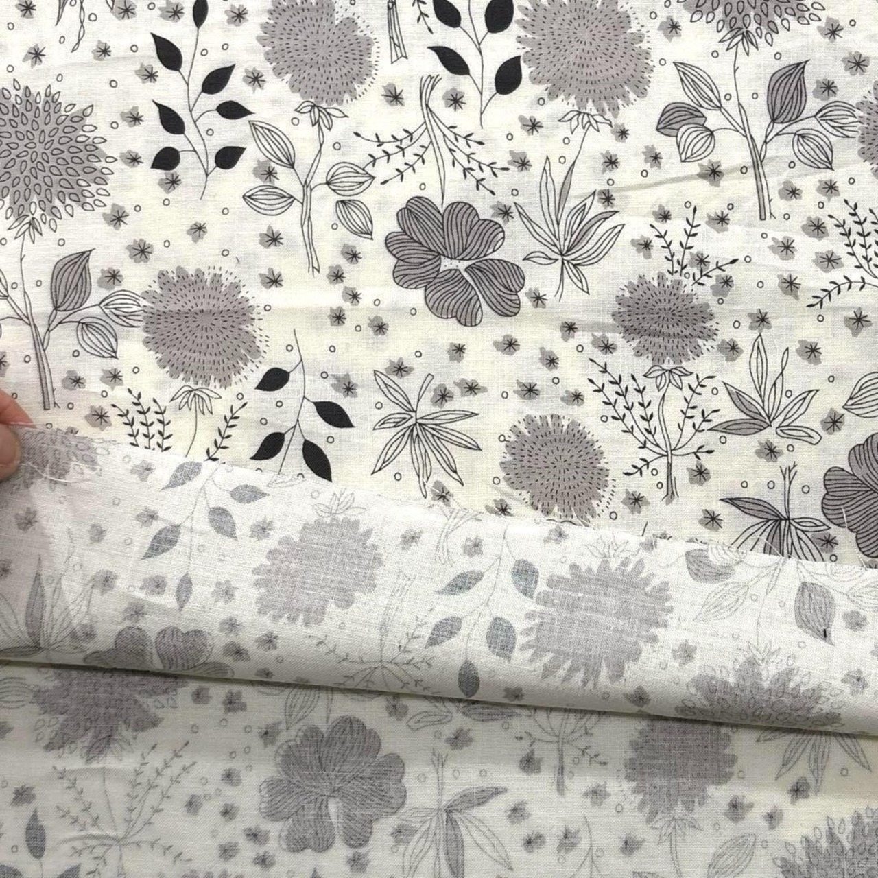 Cdr383-2◆1m◆SM◆綿100%シャーティング生地◆花柄