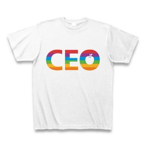 アップルCEOジョブズ的レインボーTシャツA（ノーマル）