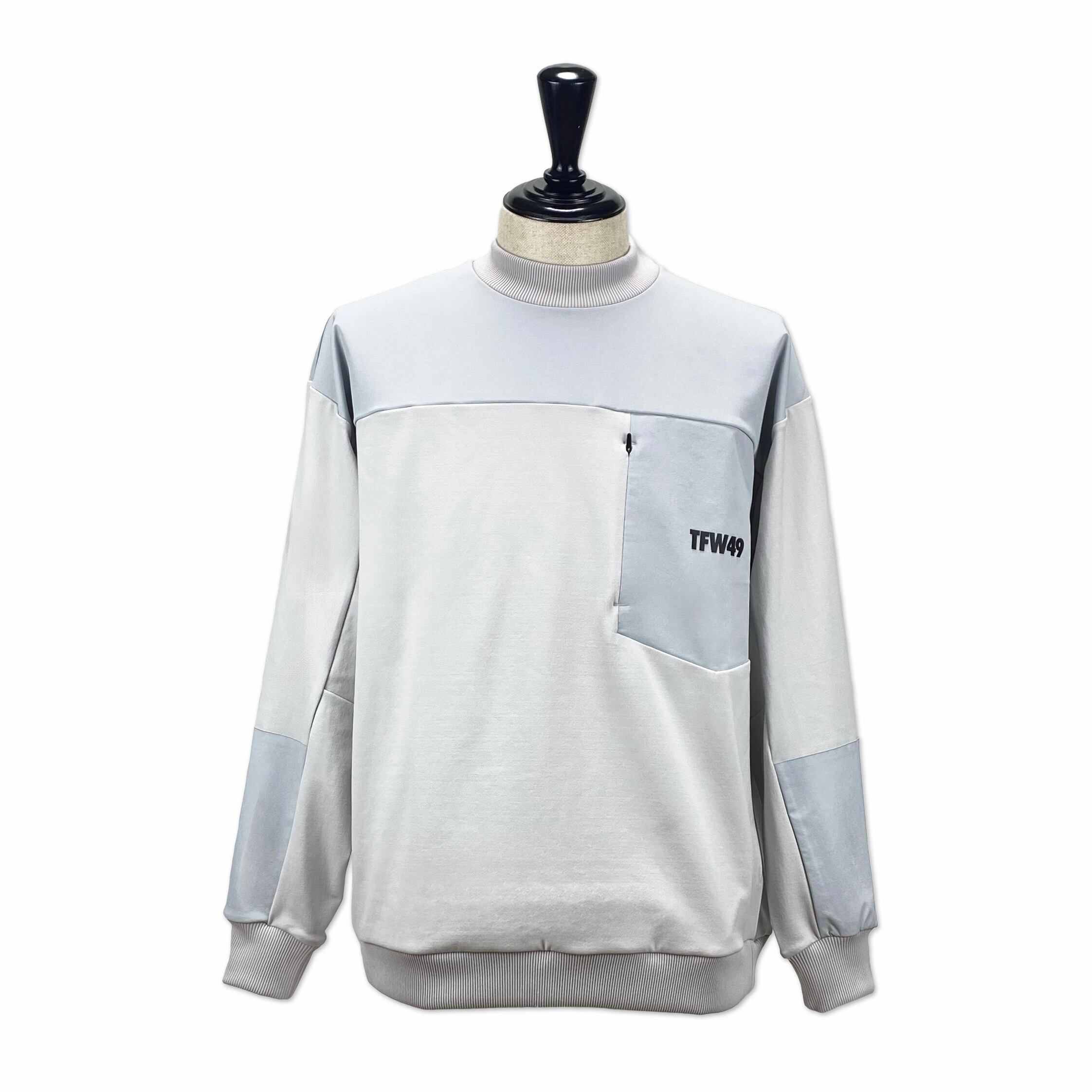 TFW49】《MEN'S》L/S THICK COLLAR CREW NECK SHIRT（L.GREY） | Sandy