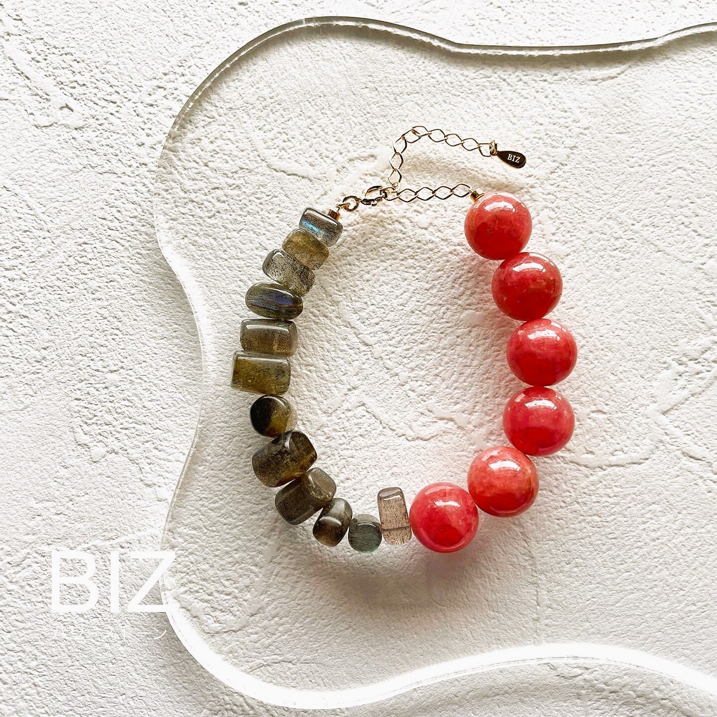 Labradorite & Incarose(ラブラドライト･インカローズ)