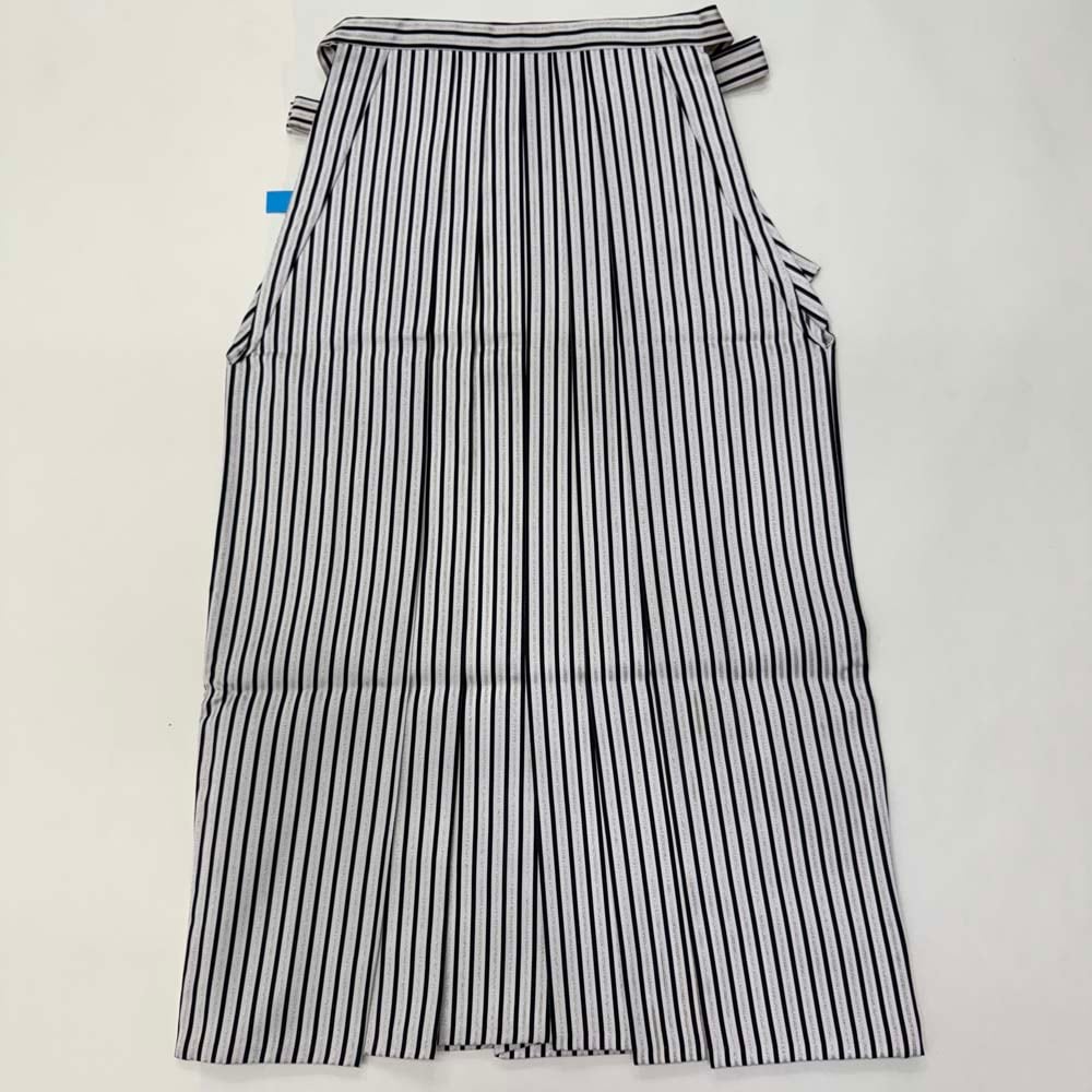 袴 行灯袴 男袴 紐下丈87cm 男性用袴 Lサイズ 紋付 成人式袴 縞 中古 4841