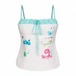 [BETWEENAND] Cute Mint Mambo Cute Tile Strap Top