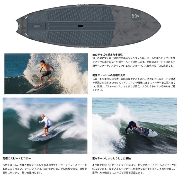 STARBOARD スターボード TWIN FIN 8'9