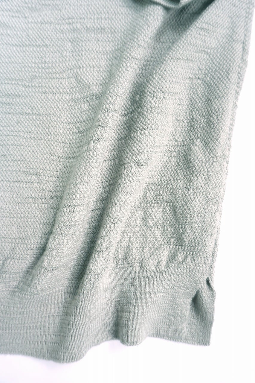 OG Slub Moss Stitch Polo S/S