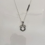RHYTHMIC HORSESHOE : IVY NECKLACE #1 with GODSIZE® I.D. TAG / リズミックホースシュー・アイビーネックレスゴッドサイズ® I.D.タグ