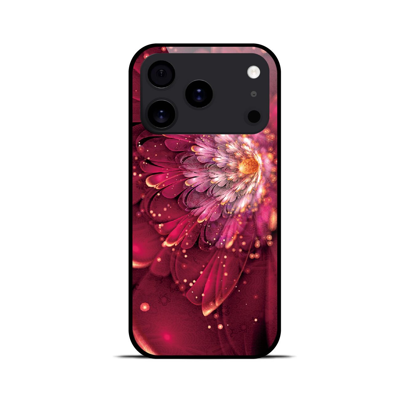 華蘭 - 和風 角丸型 強化ガラスiPhoneケース | PAY ID