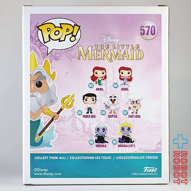 ファンコ Pop ディズニー 570 リトル マーメイド 30周年記念 キング トリトン Robotrobot