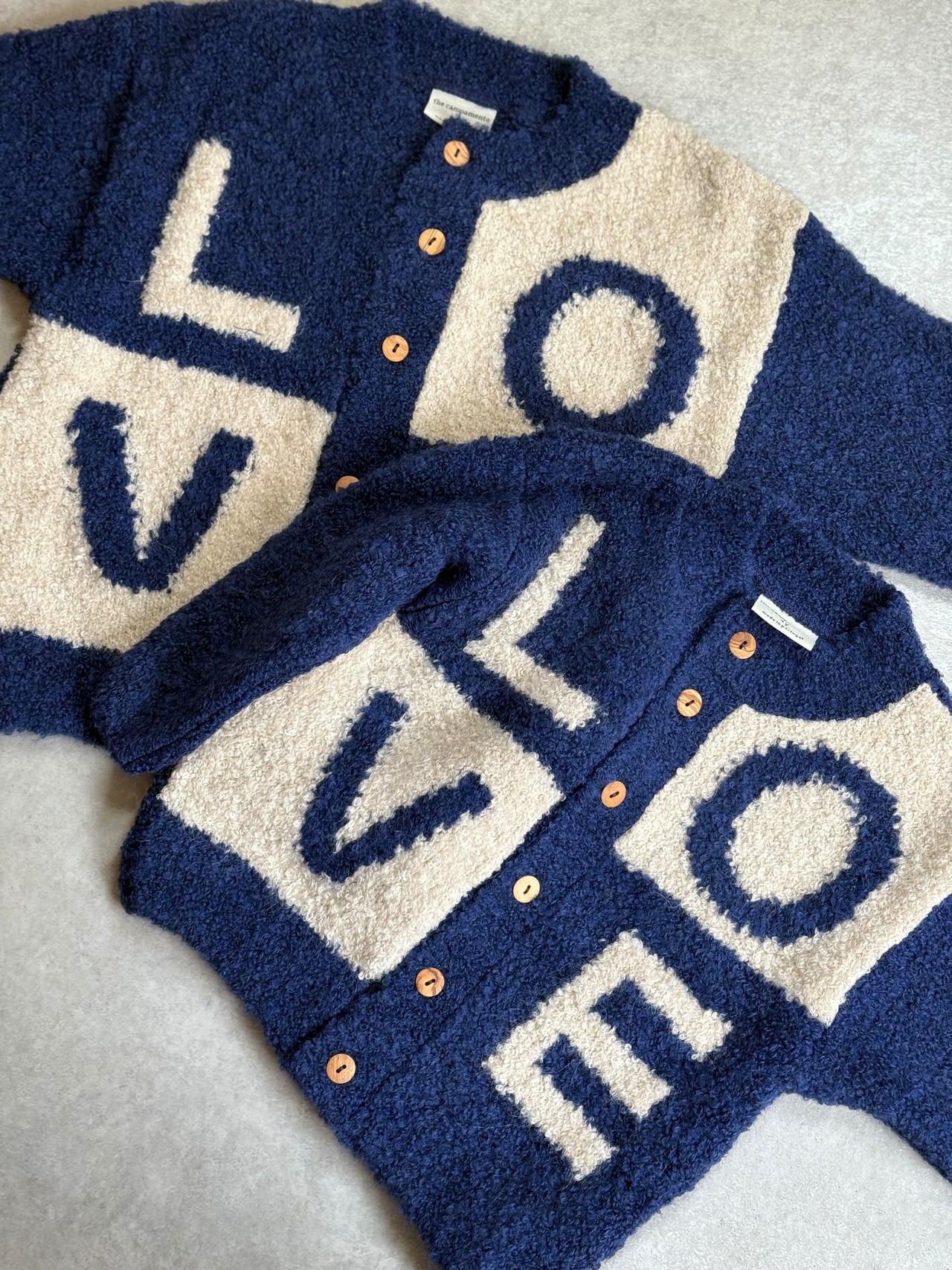 The Campamento　Love Blue Cardigan
