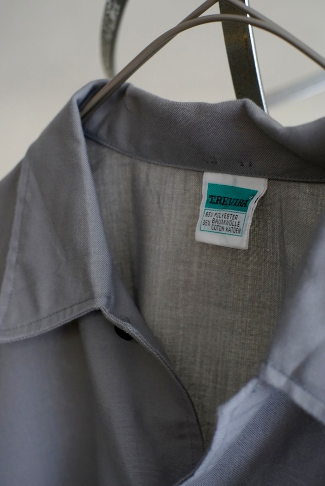 70s European Trevira Open Collar Shirt