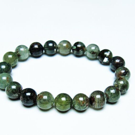 グリーンファントム ブレスレット 10mm 一点物 メール便可 [M便 1/10] 111-44173
