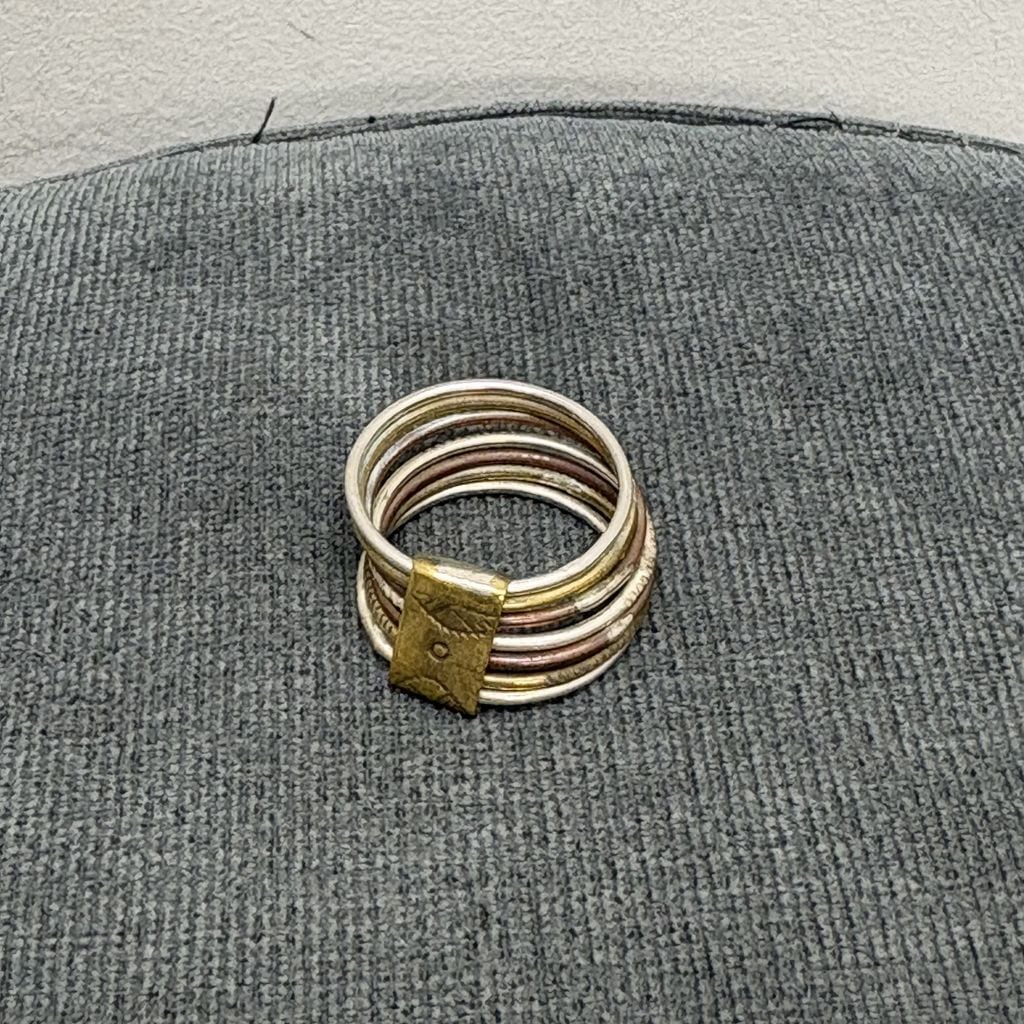 guidi グイディ Oblique rope ring リング シルバー size:14号【中目黒