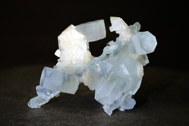 アポフィライト/カルセドニー/スティルバイト Apophyllite/Chalcedony/Stilbite 1391