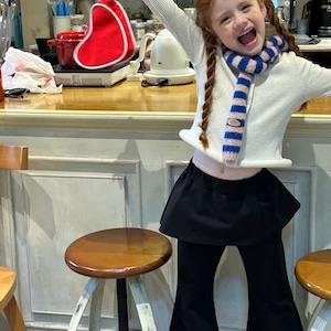 秋スカパンつきフレアパンツ