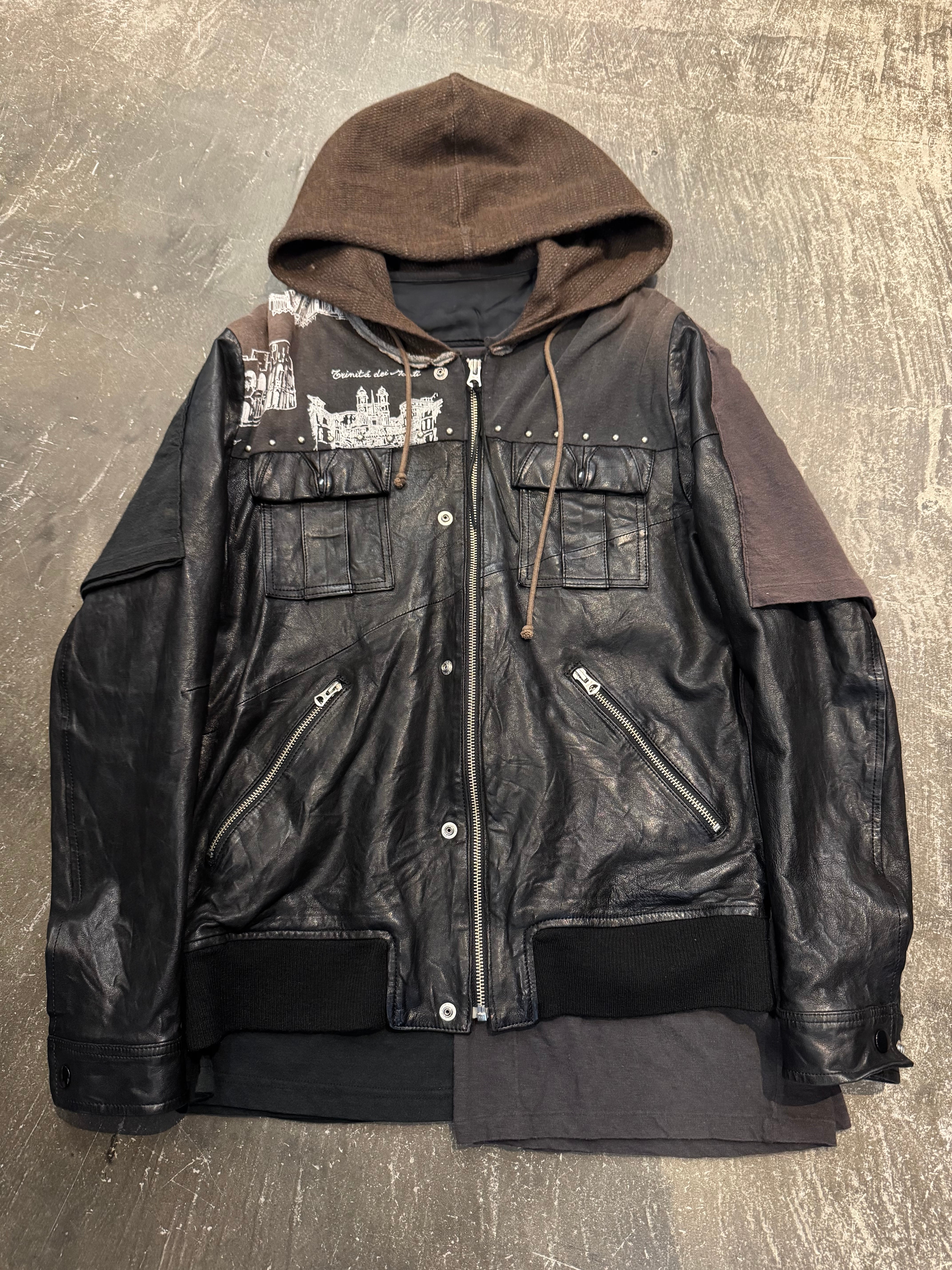 BILTBUCK】 Lot.500 GRIZZLY JACKET BLACK-CREAM 【Attractions