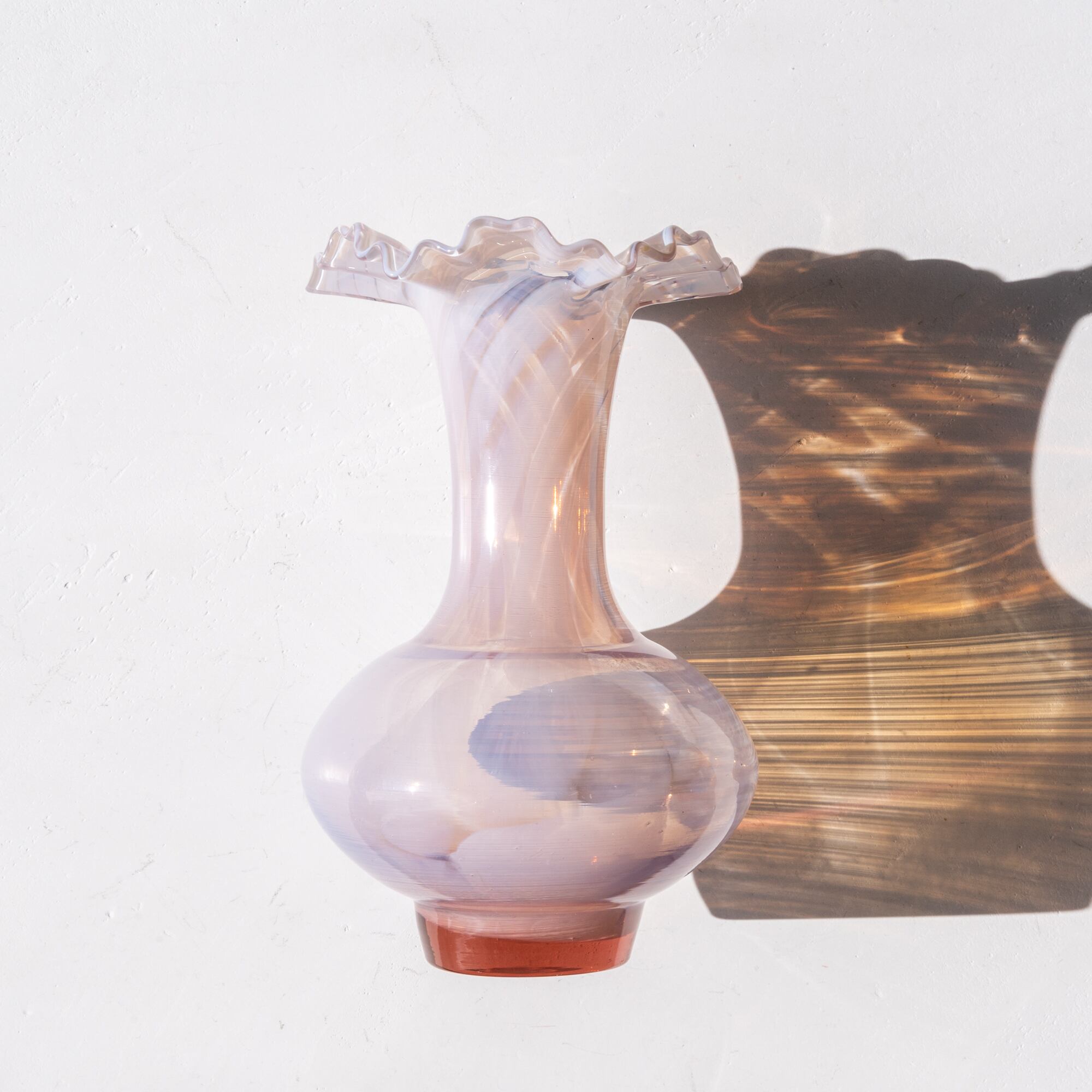Marble Frill Vase