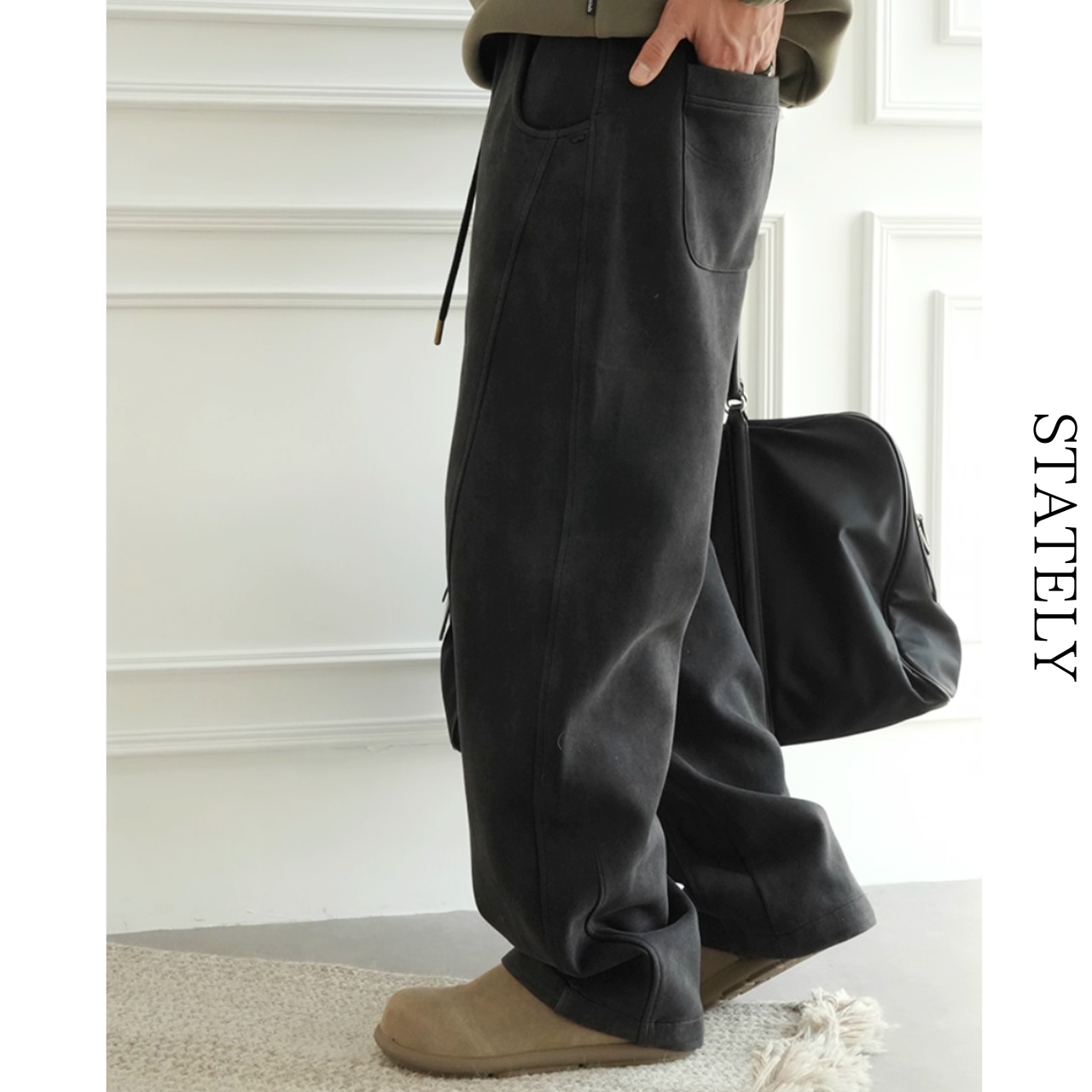 Wide Thermal Sweat Pants/2color_B58・画像4