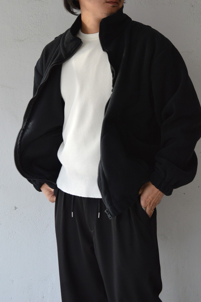 Dutch Army 1990s Heavy Fleece Outer Jacket Dead Stock オランダ軍 フリースジャケット デッドストック ブラック