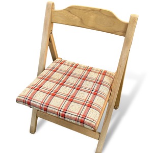 【ヴィンテージ フォールディングチェア レトロファブリック】