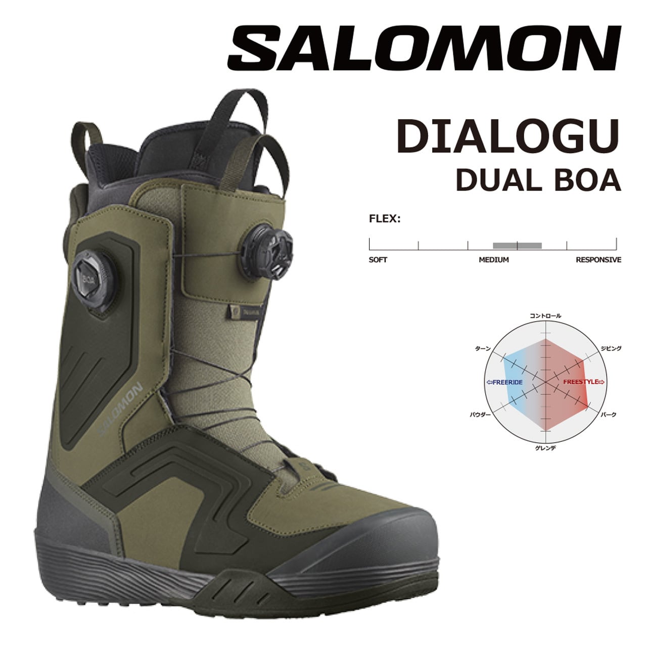 送料無料！SALOMON DIALOGUE WIDE 28cm - ブーツ(男性用)