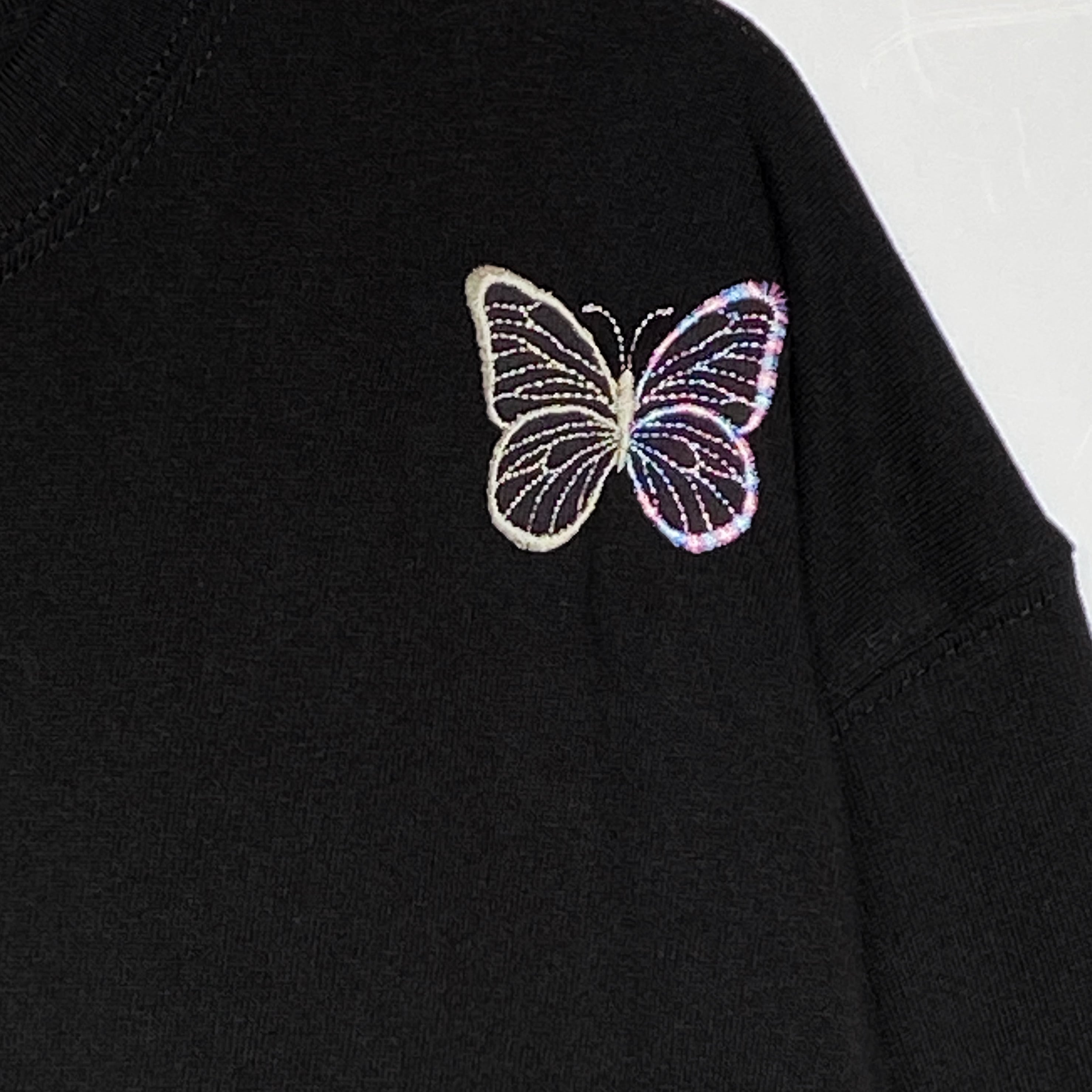 刺繍☆ロンT／Butterfly effect 9.1oz