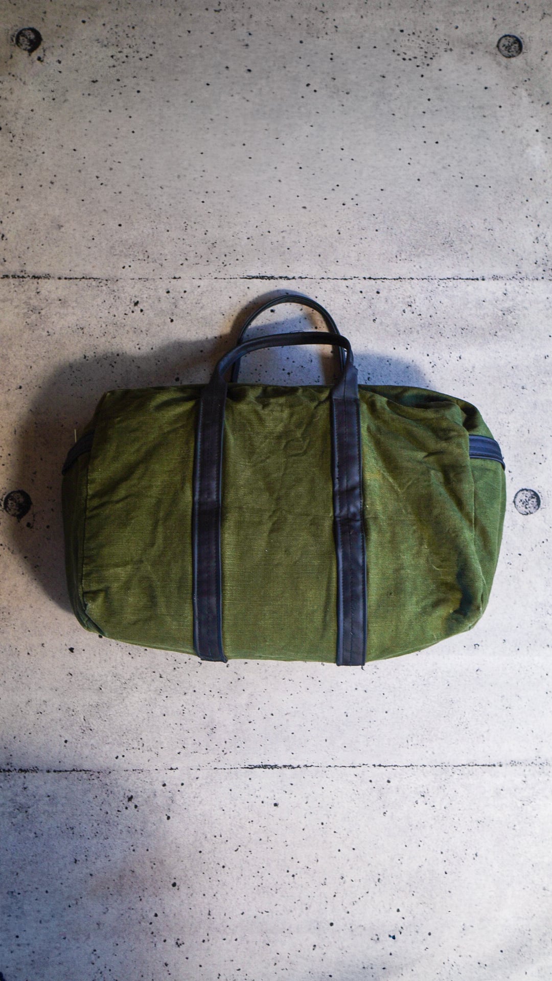 1960s】 U.S.M.C. キャンバス ダッフル バッグ《アルミジッパー