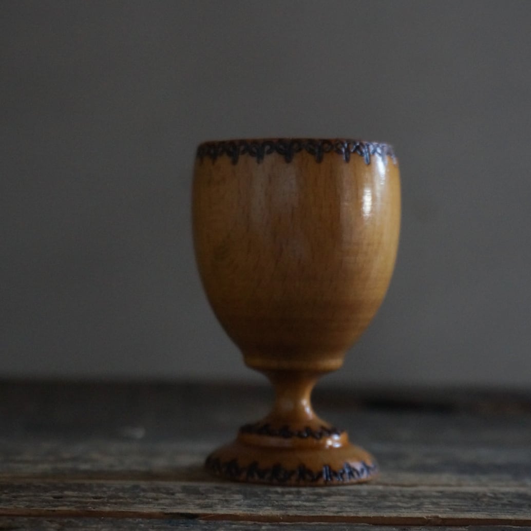 古いオランダの木製エッグスタンド | Konishi Koffee web shop